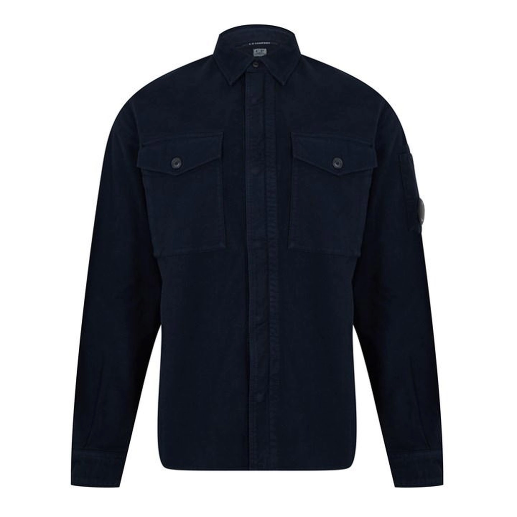 CP Company Lens Pocket Overshirt - Blue